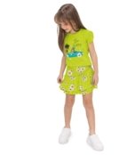 Blusa Infantil Feminina Em Cotton Leve Trick Nick Verde - Marca Trick Nick