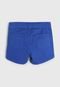 Short Sarja Carinhoso Infantil Liso Azul-Marinho - Marca Carinhoso