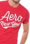 Camiseta Aeropostale Bordada Vermelha - Marca Aeropostale