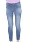 Calça Jeans Sawary Skinny Cropped Estonada Azul - Marca Sawary
