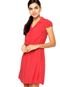 Vestido Alfaiataria Curto Colcci Logo Vermelho - Marca Colcci