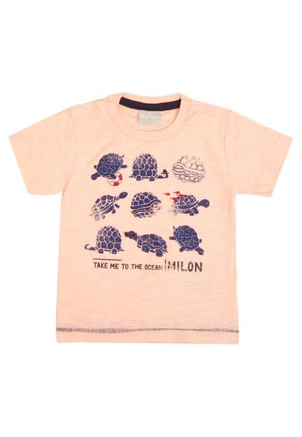 Camiseta Milon Tartaruga Laranja - Marca Milon