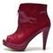 Ankle Boot Flor da Pele Verniz Vermelho - Marca Flor da Pele