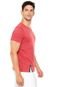 Camiseta Asics Training Stripe SS Tee Vermelha - Marca Asics