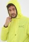 Jaqueta Corta Vento New Era Nyc Fluor Packable Neon Amarela - Marca New Era