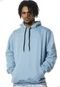 Blusa Moletom Canguru Masculino Blusão Confortável Proteção do Inverno Frio Azul - Marca W2 STORE