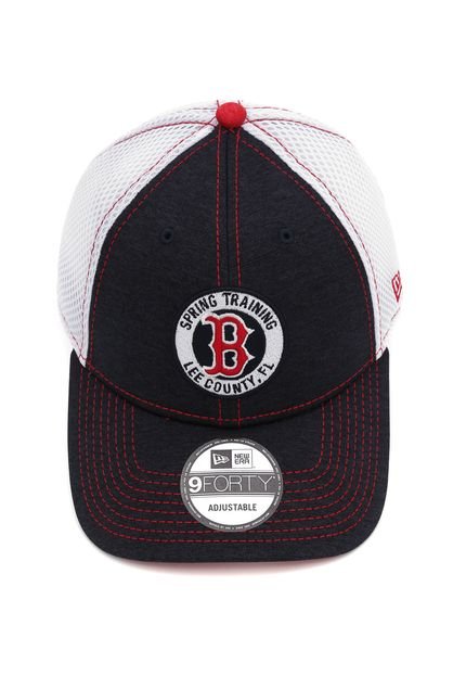 Boné New Era Boston Red Sox Mlb Preto/Branco - Marca New Era