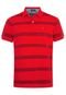 Camisa Polo Tommy Hilfiger Faixas Vermelha - Marca Tommy Hilfiger