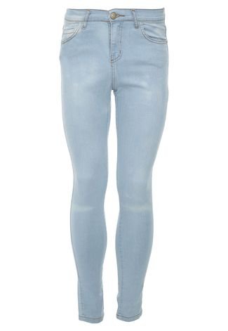 Calça Jeans Polo Wear Skinny Delavê Azul