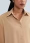 Camisa Feminina Manga Longa Em Crepe - Marca Hering