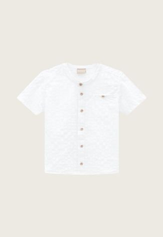 Camisa Infantil Milon Bolso Branca