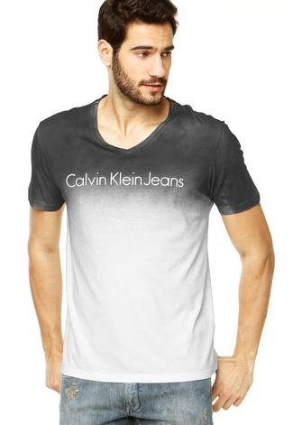 Camiseta Calvin Klein Jeans Cinza