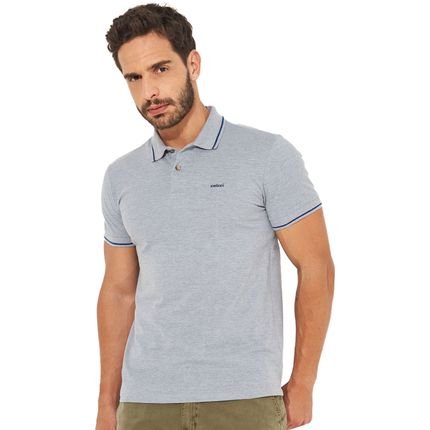 Camisa Polo Colcci Brasil IN23 Cinza Masculino - Marca Colcci