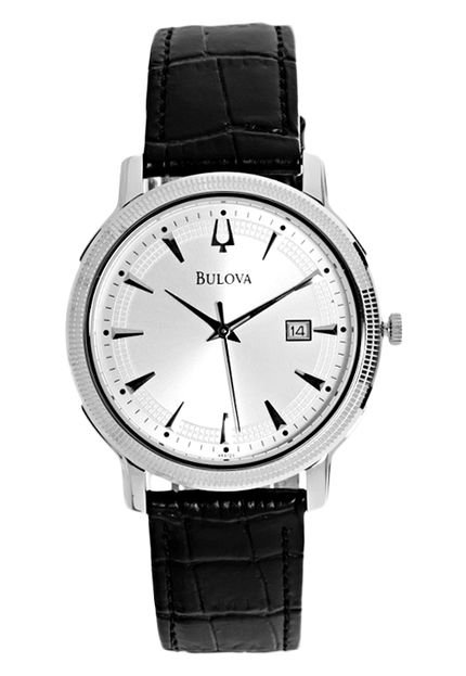 Relógio Bulova WB21552Q Prata/Preto - Marca Bulova