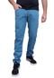 Calça Jeans Delavê Masculina Slim Elastano Boen Jeans Azul - Marca BOEN JEANS