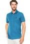 Camisa Polo Aleatory Logo Azul - Marca Aleatory