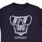 Camiseta Oakley Glass Graphic Tee Caveira - Blackout - G Preto - Marca Oakley