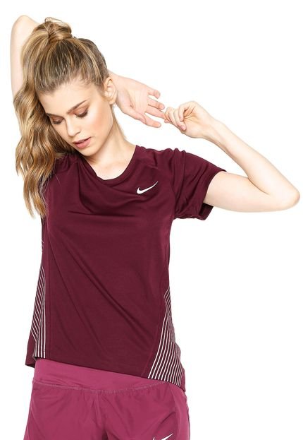 Camiseta Nike Dry Miler Top Flsh Gx Roxa - Marca Nike