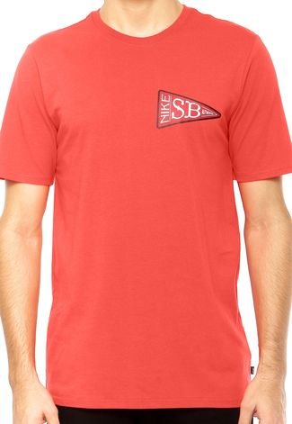 Camiseta Nike SB HBR Masculina - Vermelho