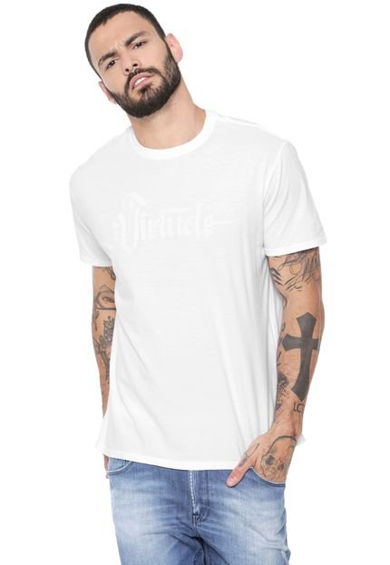 Camiseta Reserva Virtude Fraktur Branca - Marca Reserva