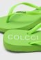 Chinelo Colcci Logo Verde - Marca Colcci