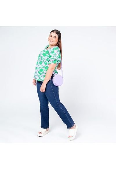 BLUSA TALLAS GRANDES ESTAMPADO BICOLOR ADRISSA Compra Ahora