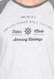 Camiseta Triton Raglan Branca/Cinza - Marca Triton