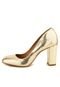 Scarpin DAFITI SHOES Metalizado Dourado - Marca DAFITI SHOES