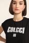 Vestido Colcci Curto Logo Preto - Marca Colcci