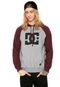 Moletom Flanelado Fechado DC Shoes Raglan Star Cinza - Marca DC Shoes