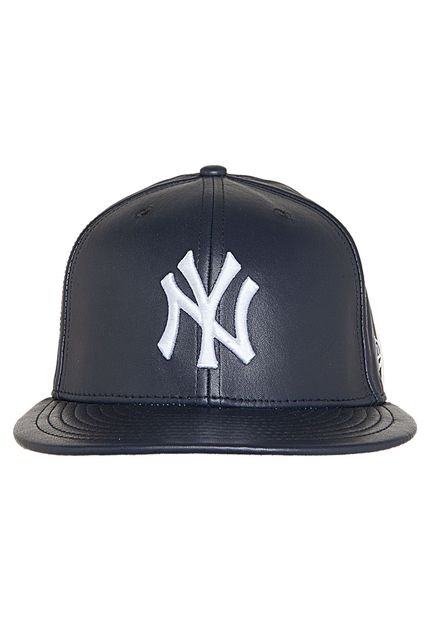 Boné New Era 5950 Spike Lee Leather Ex New York Yankees Marinho - Marca New Era