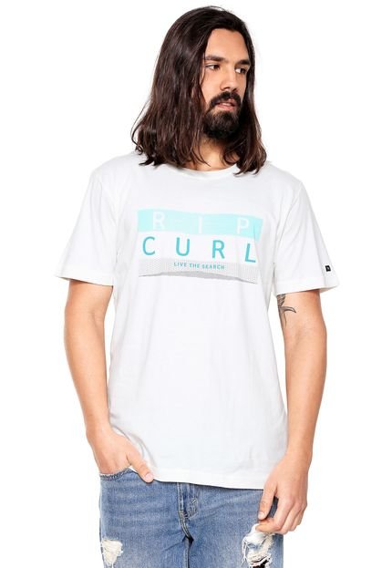 Camiseta Rip Curl Cavem Bege - Marca Rip Curl