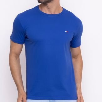 Kit 2 Camisetas Premium Branco e Azul Royal