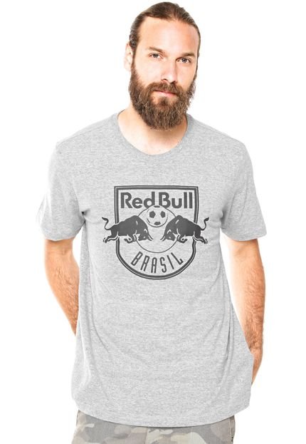 Camiseta Red Bull RBB Small Logo Cinza - Marca RED BULL