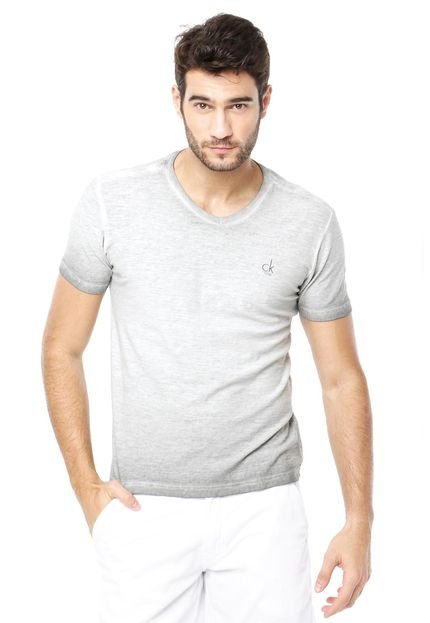 Camiseta Calvin Klein Over Cinza - Marca Calvin Klein Jeans