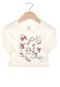 Camiseta Brandilli My Little Shop Infantil Branco - Marca Brandili