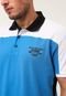 Camisa Polo Aleatory Reta Color Block Azul - Marca Aleatory