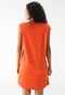 Vestido Colcci Curto Logo Laranja - Marca Colcci