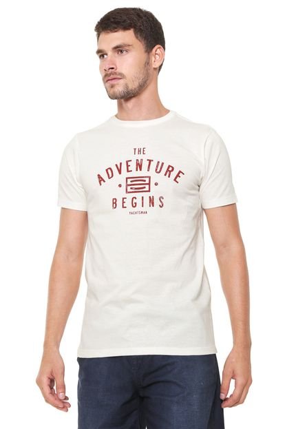 Camiseta Yachtsman Manga Curta Estampada Off-white - Marca Yachtsman