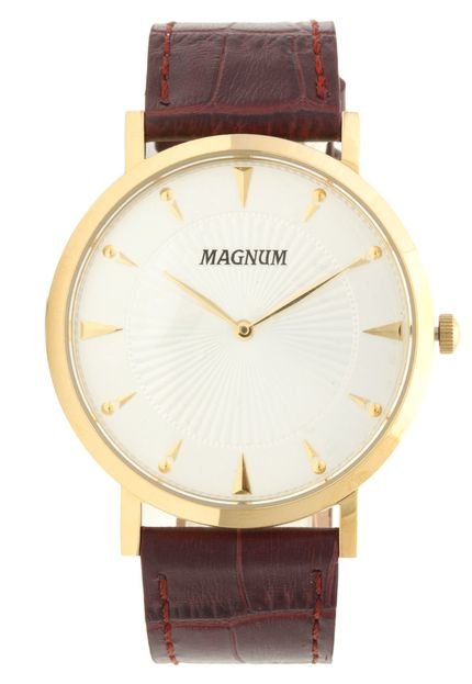 Relógio Magnum MA21900S Marrom/Dourado - Marca Magnum