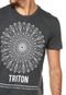 Camiseta Triton Estampada Cinza - Marca Triton