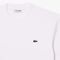 Camiseta Clássica de Algodão com Ajuste Regular Branco - Marca Lacoste