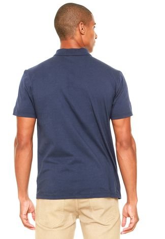 Camisa Polo Malwee Bolso Azul-Marinho