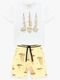 Conjunto Infantil Menino Milon Branco - Marca Milon