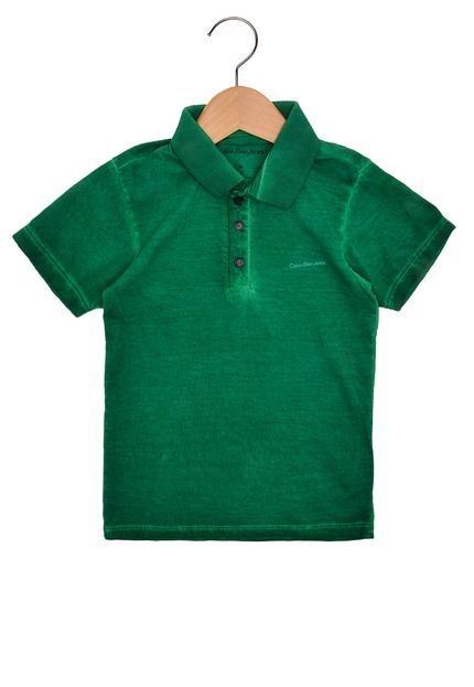 Camisa Polo Calvin Klein Kids Menino Verde - Marca Calvin Klein Kids