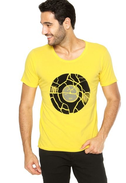 Camiseta Sergio K Vinil Stones Amarela - Marca Sergio K