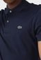 Camisa Polo Lacoste Reta Logo Azul-Marinho - Marca Lacoste