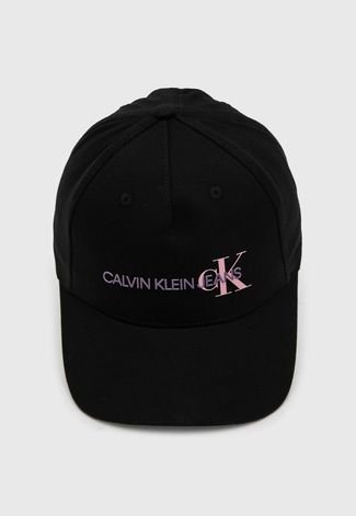 Boné Calvin Klein Logo Preto