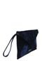 Bolsa Dumond Envelope Veludo Azul - Marca Dumond