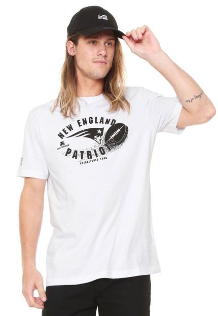 Camiseta New Era England Patriots Branca - Marca New Era